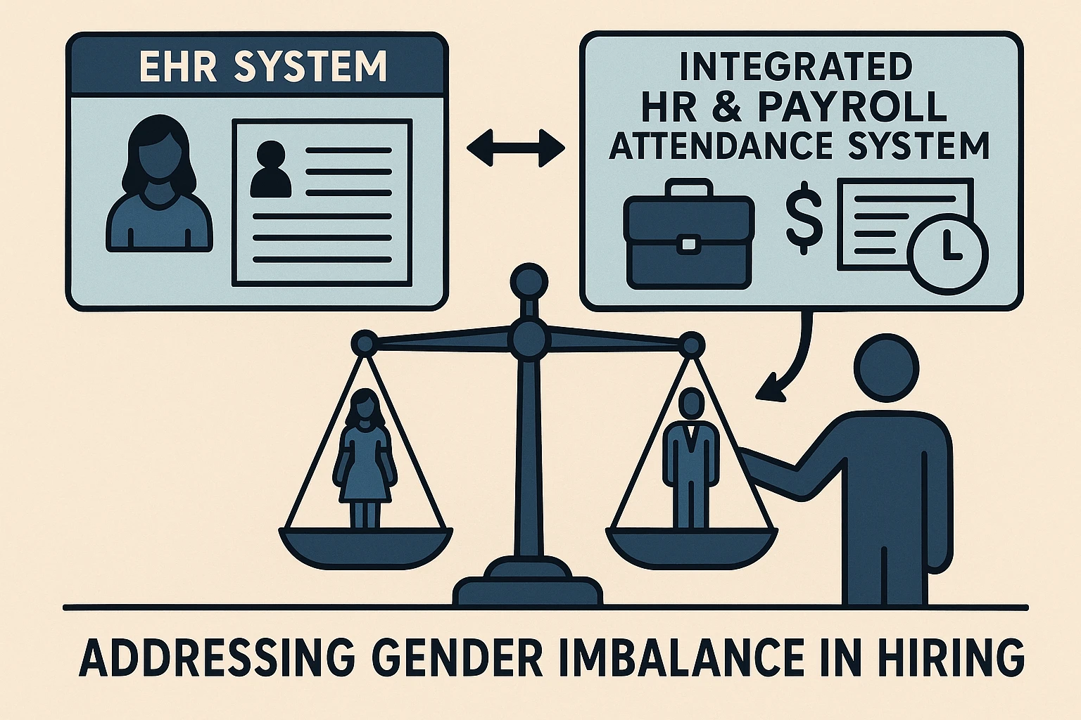 如何通过EHR系统与人事工资考勤一体化系统解决招聘性别比例失衡问题