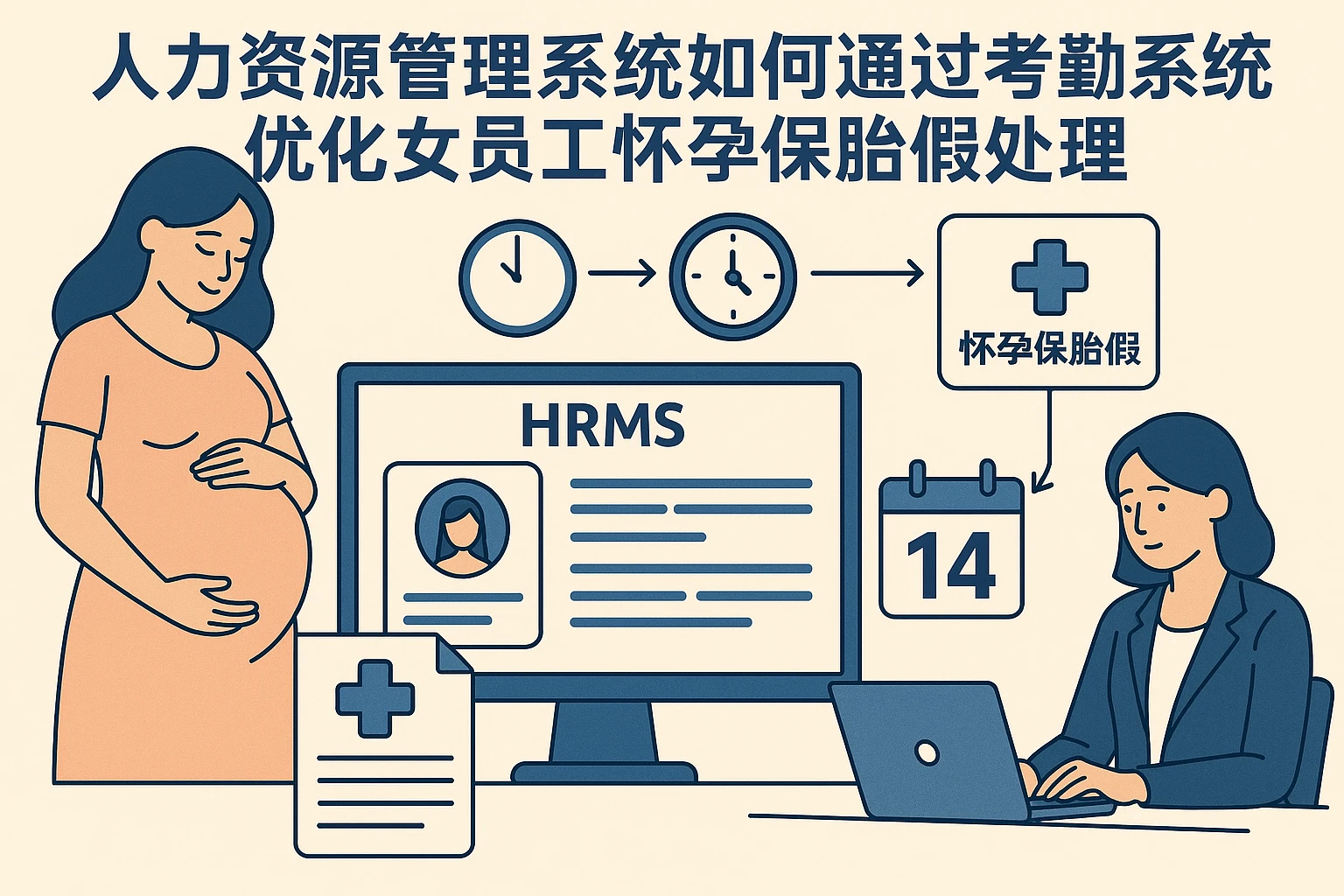 人力资源管理系统如何通过考勤系统优化女员工怀孕保胎假处理