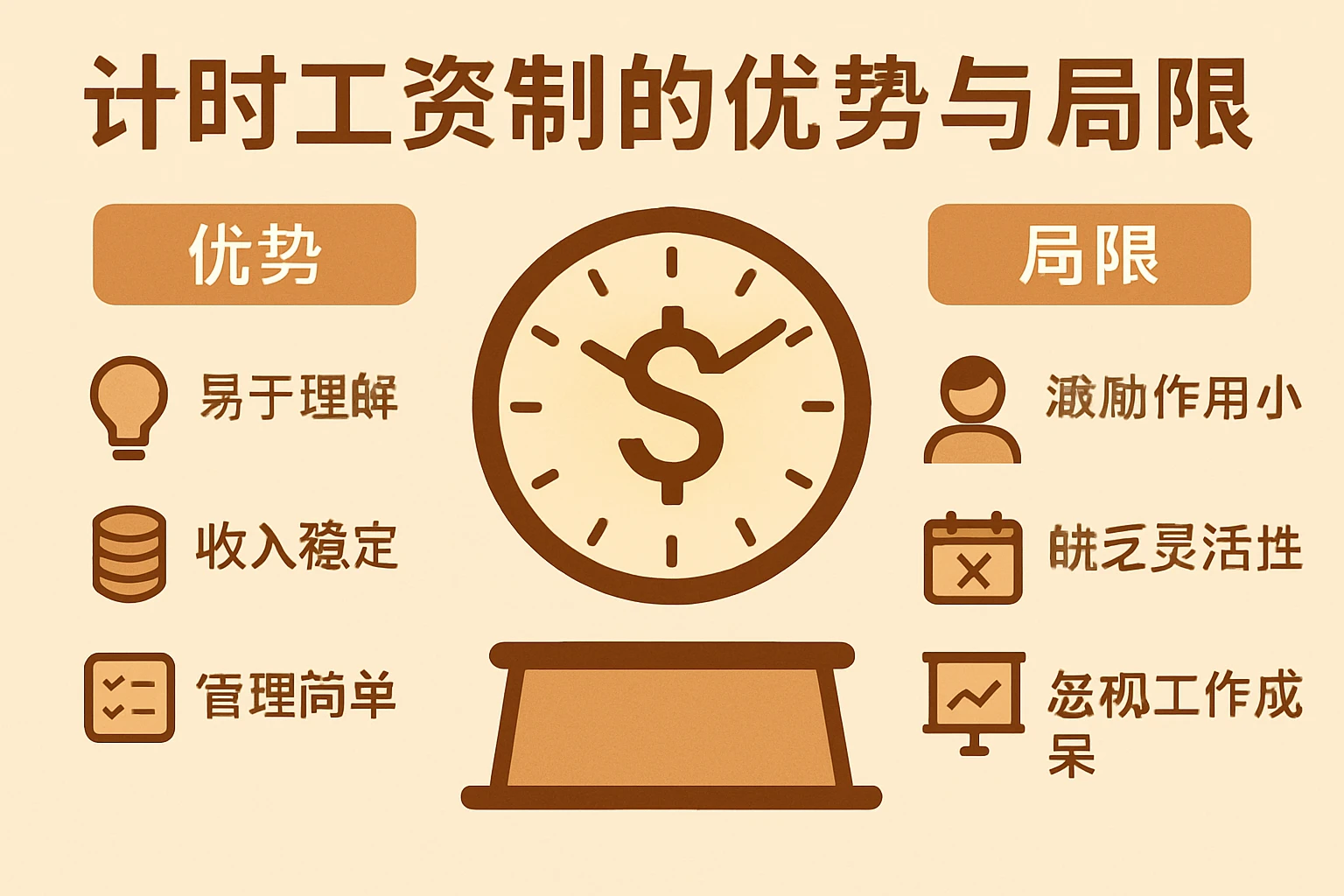 计时工资制的优势与局限