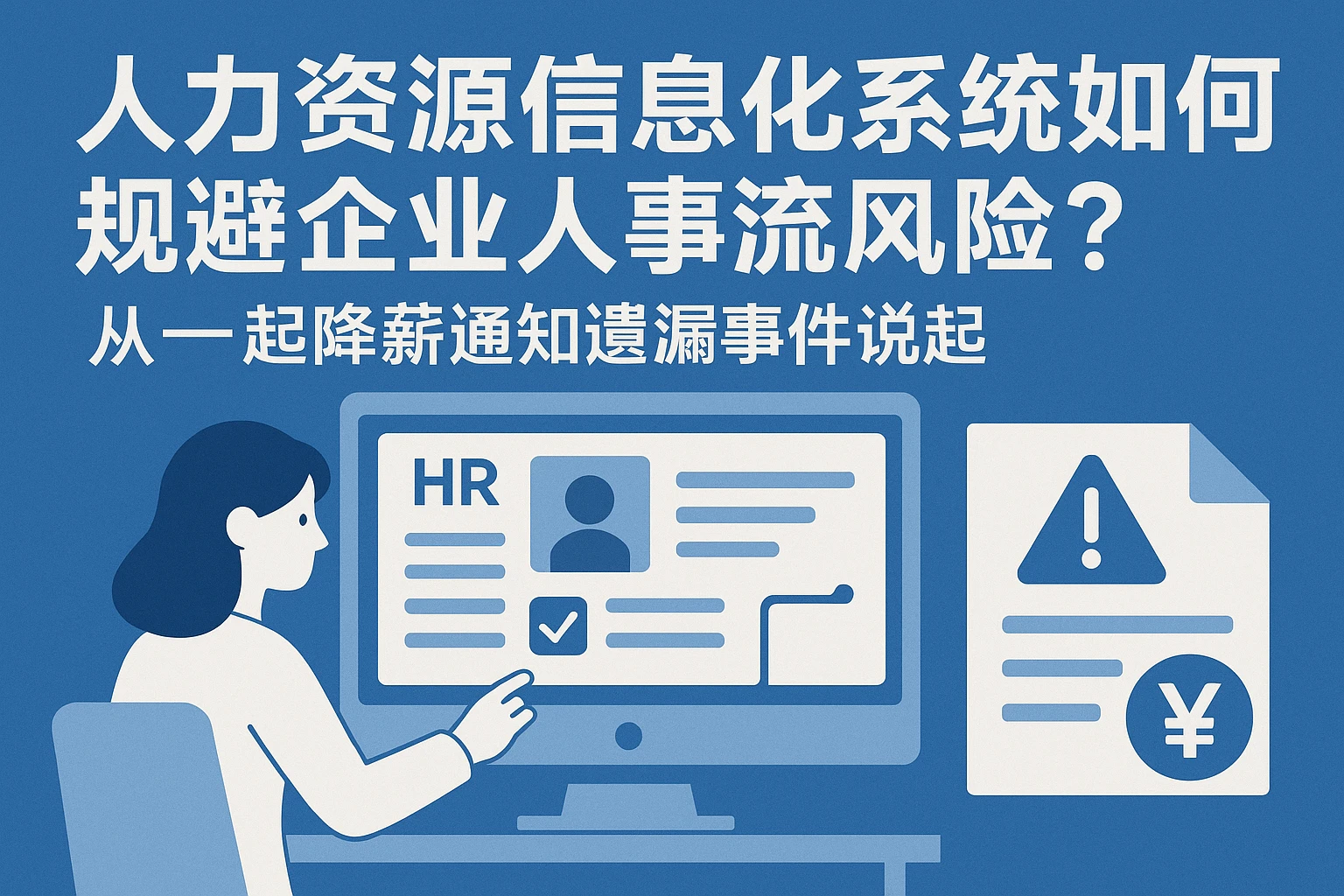 人力资源信息化系统如何规避企业人事流程风险?从一起降薪通知遗漏事件说起