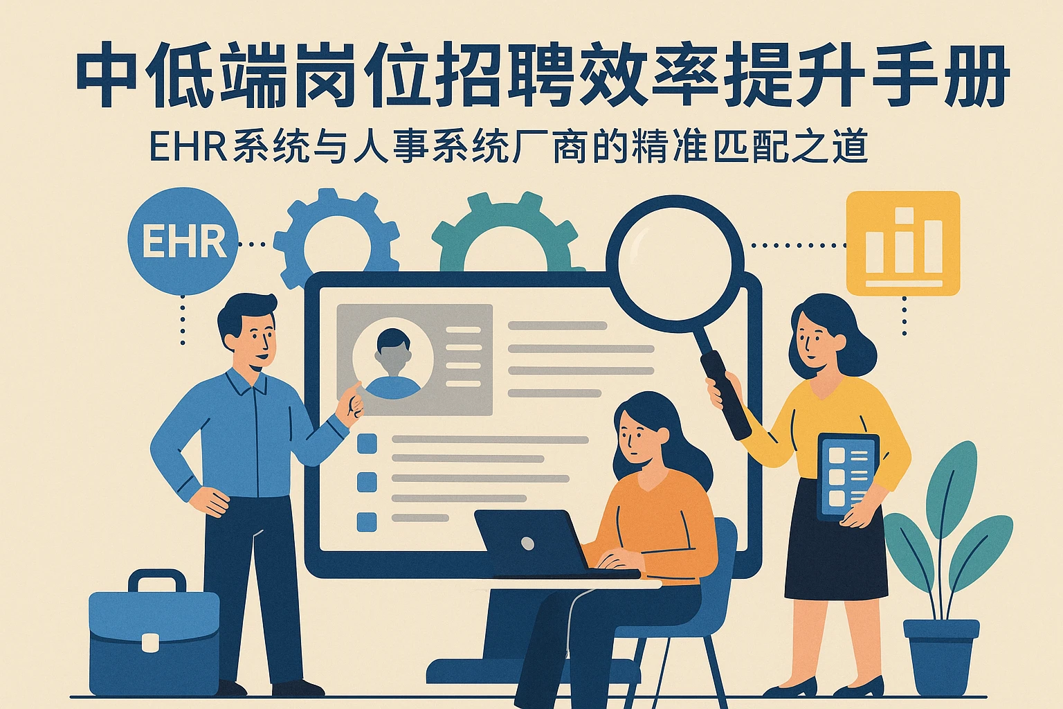 中低端岗位招聘效率提升手册:EHR系统与人事系统厂商的精准匹配之道