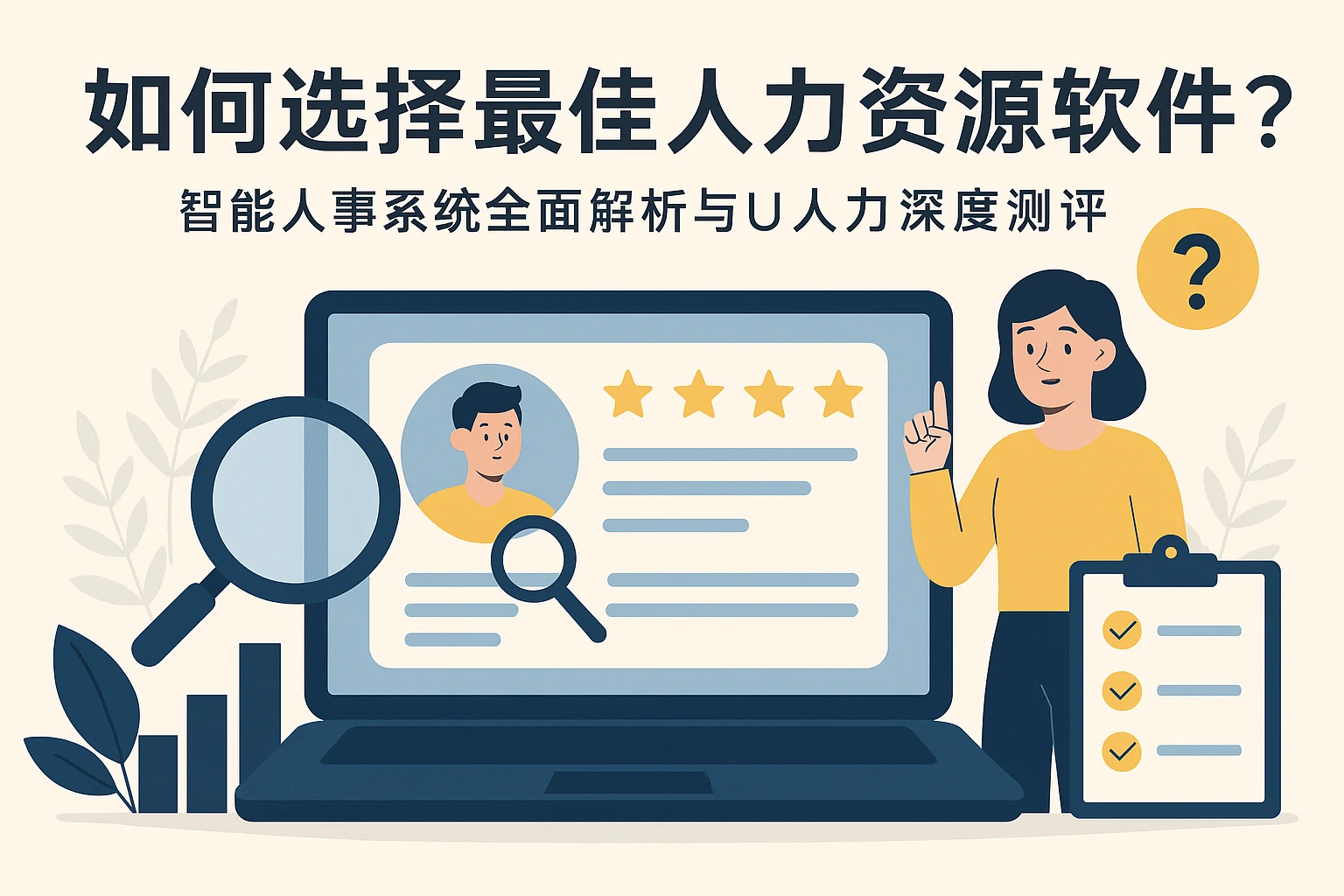 如何选择最佳人力资源软件？智能人事系统全面解析与U人力深度测评