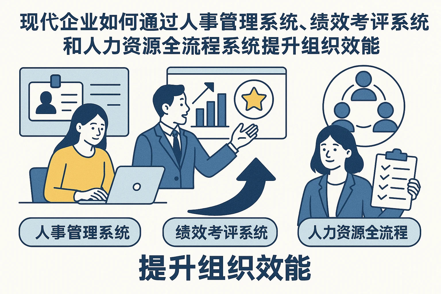 现代企业如何通过人事管理系统、绩效考评系统和人力资源全流程系统提升组织效能