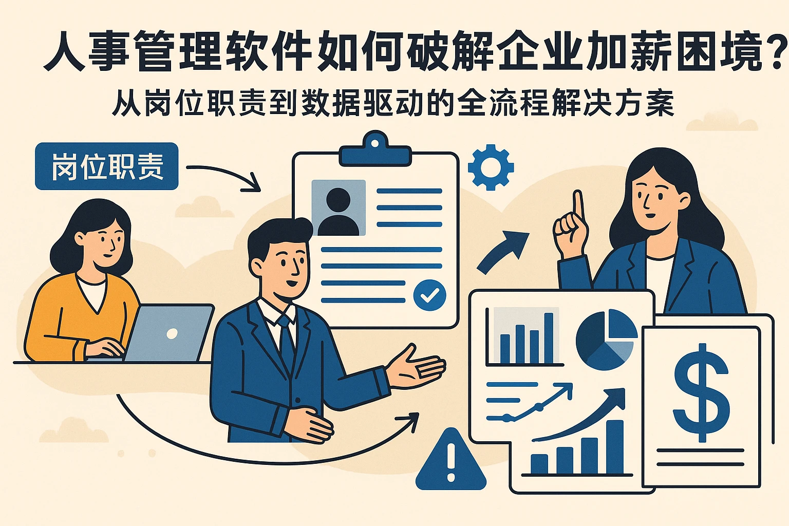 人事管理软件如何破解企业加薪困境?从岗位职责到数据驱动的全流程解决方案