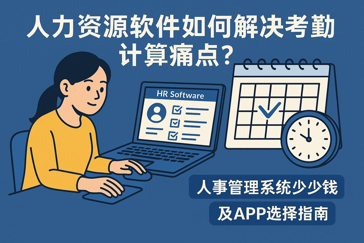 人力资源软件如何解决考勤计算痛点?人事管理系统多少钱及APP选择指南