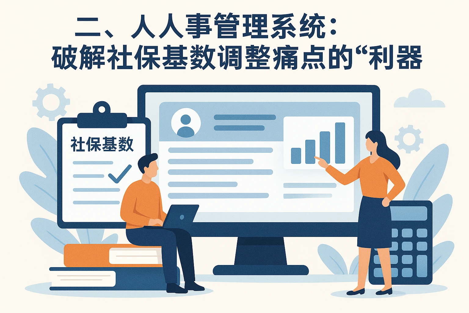 二、人事管理系统：破解社保基数调整痛点的“利器”