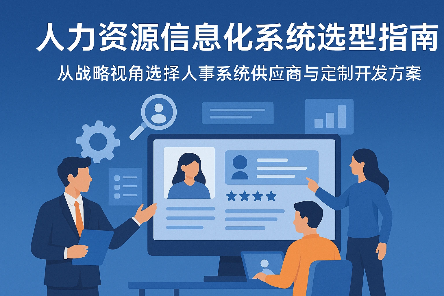人力资源信息化系统选型指南：从战略视角选择人事系统供应商与定制开发方案