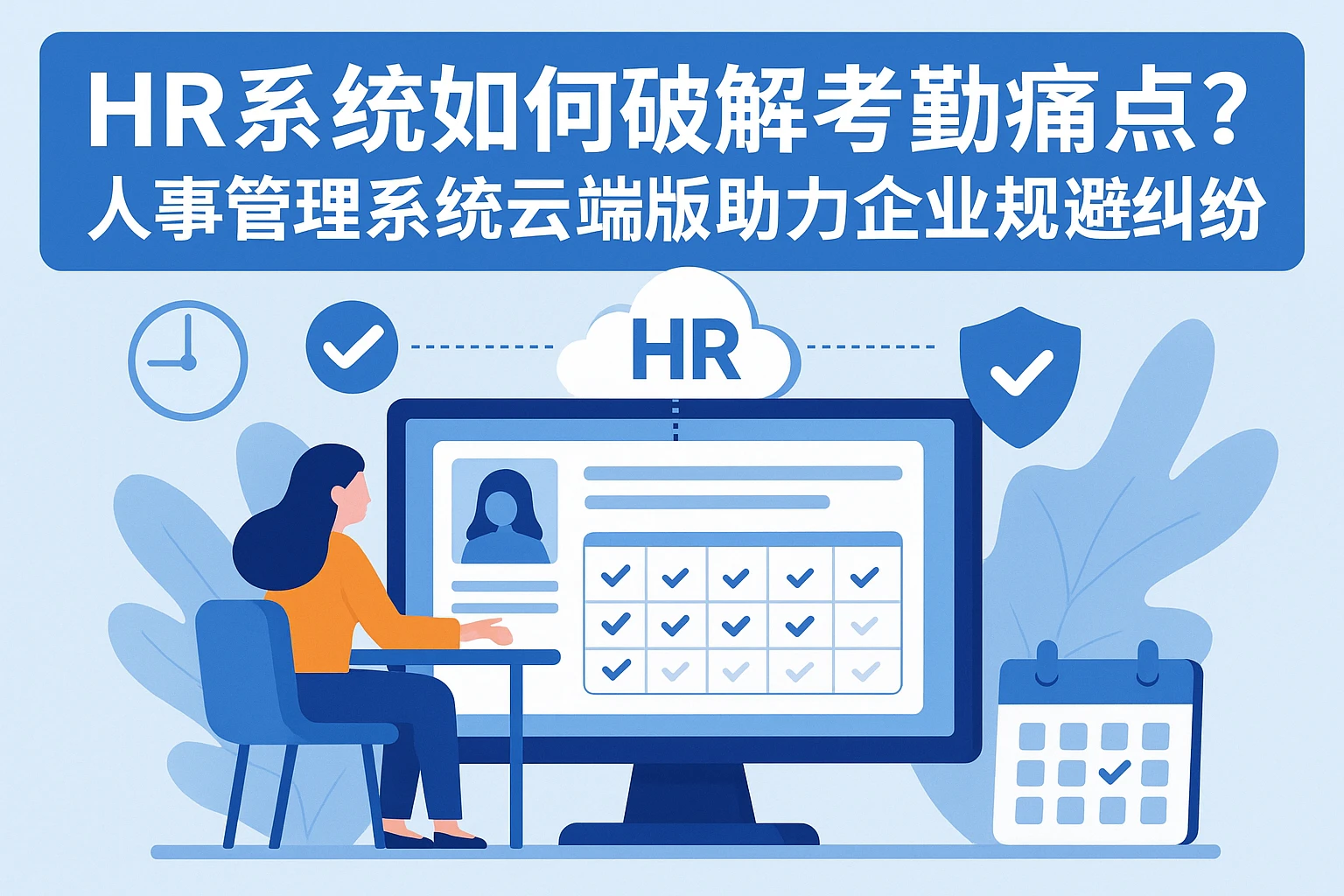 HR系统如何破解考勤痛点？人事管理系统云端版助力企业规避加班纠纷