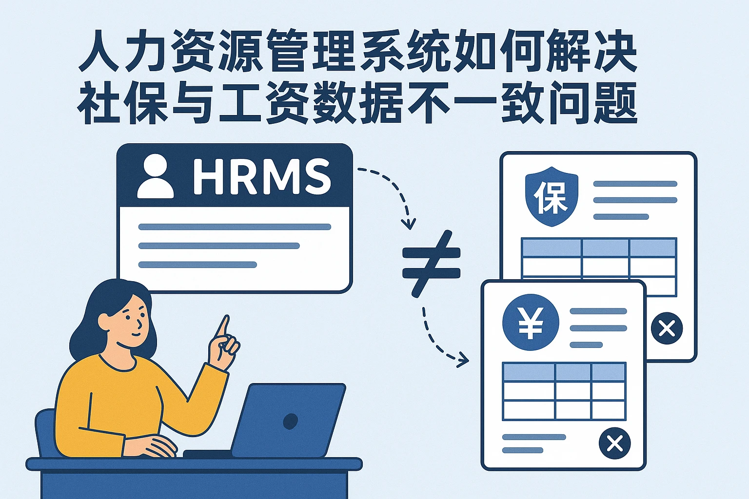 人力资源管理系统如何解决社保与工资数据不一致问题