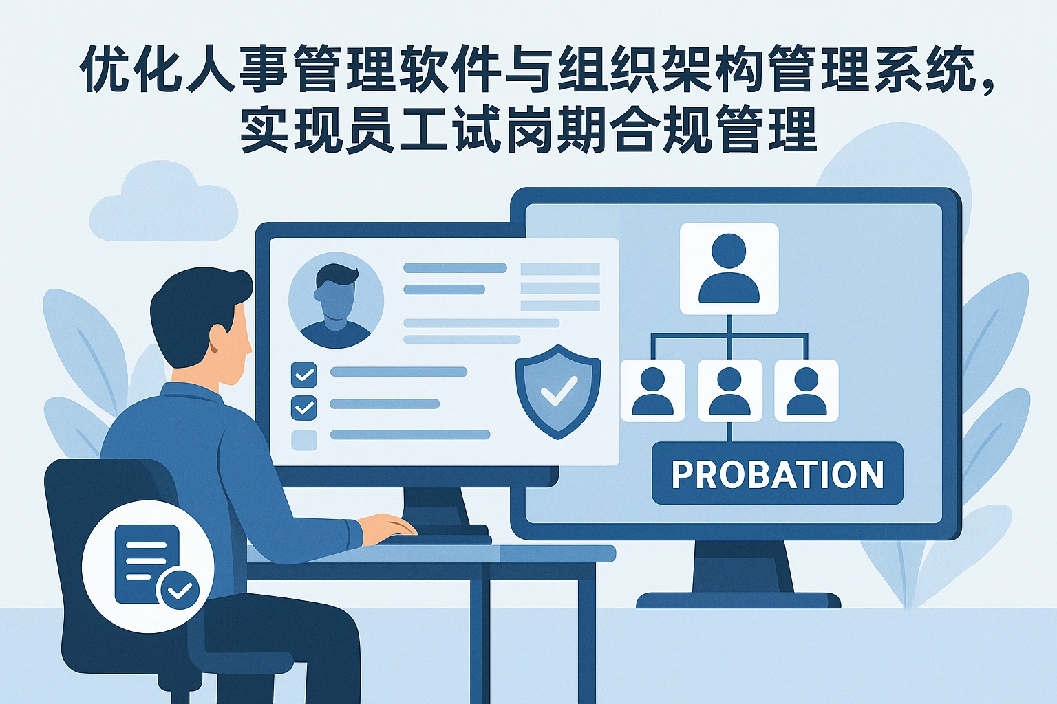 优化人事管理软件与组织架构管理系统,实现员工试岗期合规管理