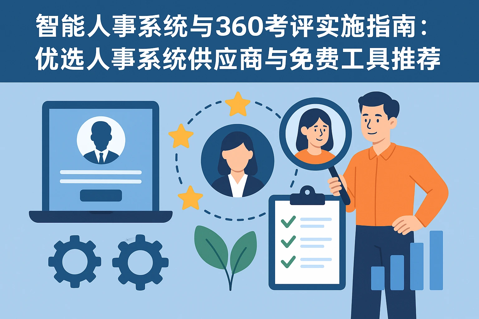 智能人事系统与360考评实施指南：优选人事系统供应商与免费工具推荐