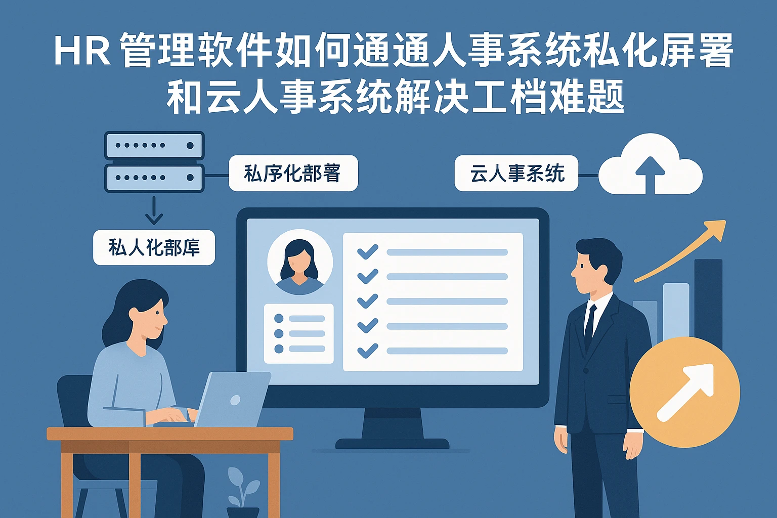 HR管理软件如何通过人事系统私有化部署和云人事系统解决员工晋档难题