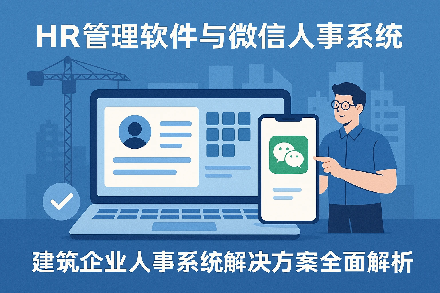 HR管理软件与微信人事系统:建筑企业人事系统解决方案全面解析