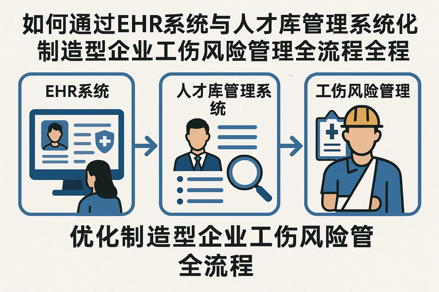如何通过EHR系统与人才库管理系统优化制造型企业工伤风险管理全流程