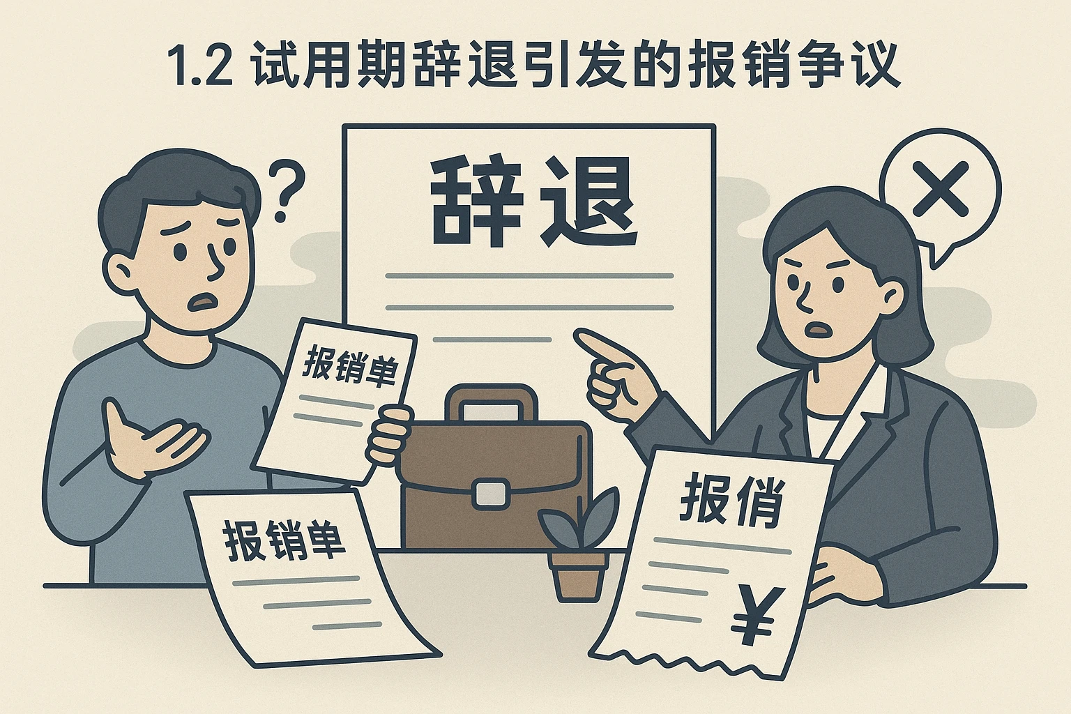 1.2 试用期辞退引发的报销争议