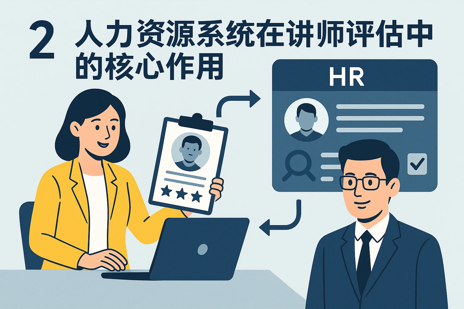 2 人力资源系统在讲师评估中的核心作用