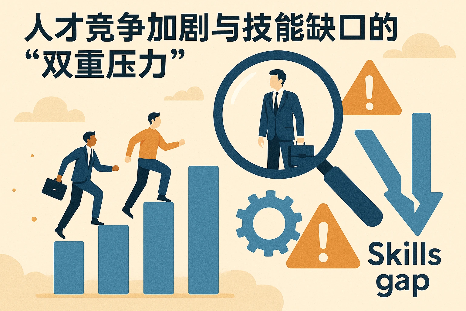 2. 人才竞争加剧与技能缺口的“双重压力”