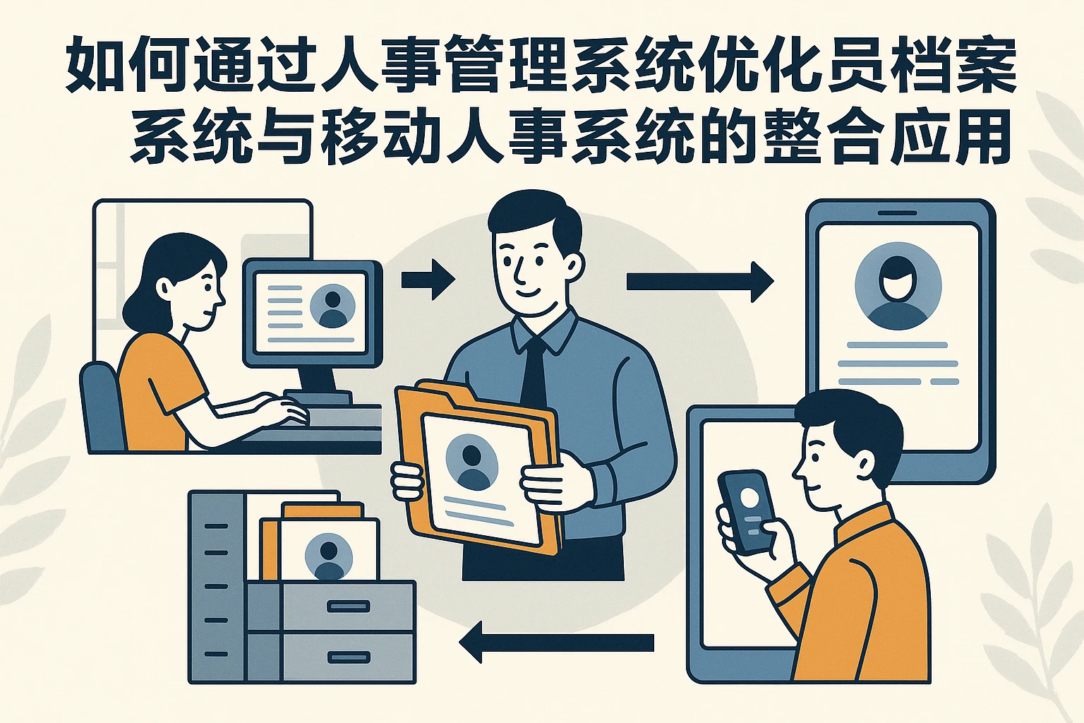 如何通过人事管理系统优化员工档案系统与移动人事系统的整合应用