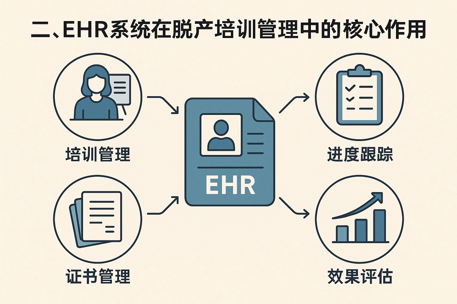 二、ehr系统在脱产培训管理中的核心作用