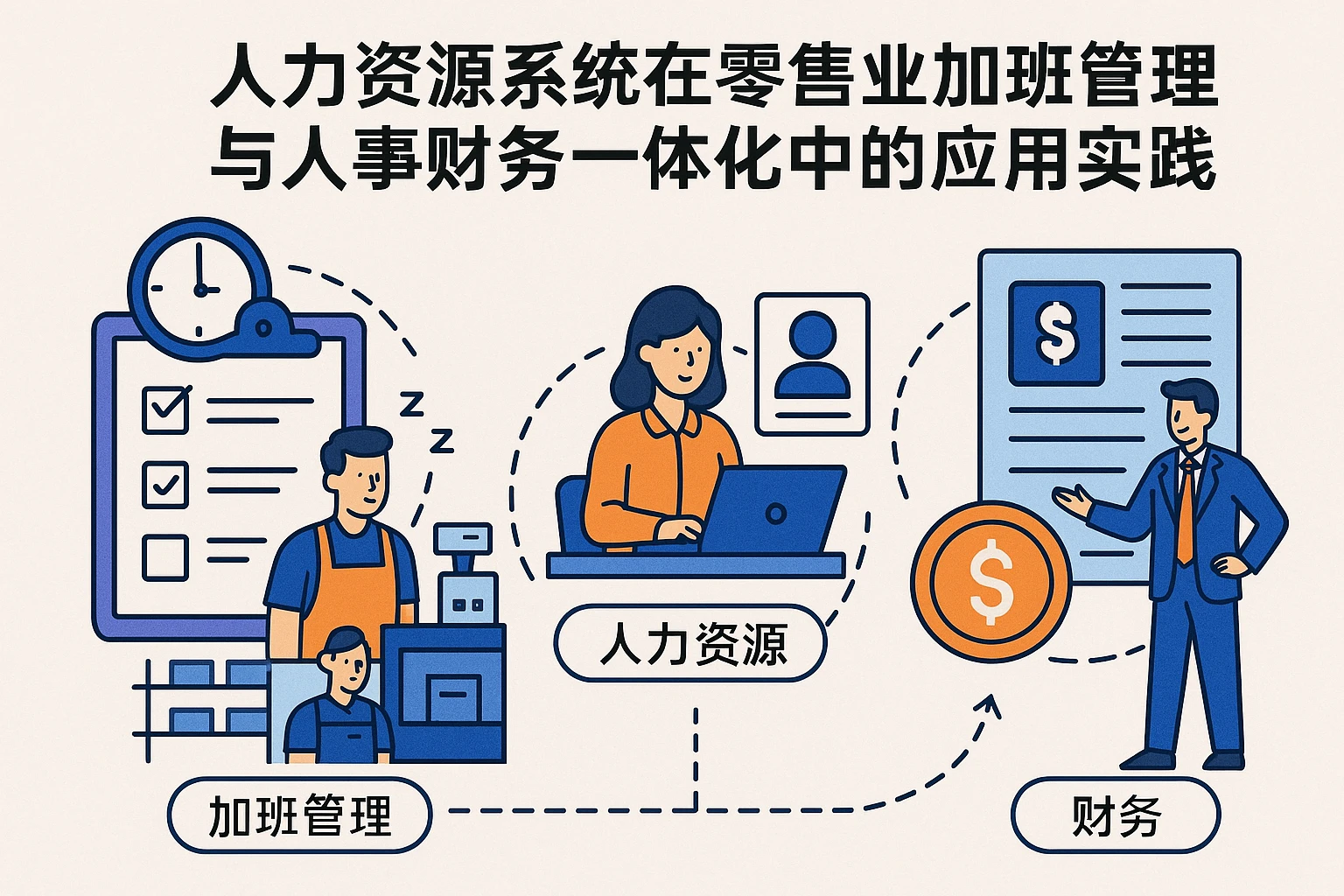 人力资源系统在零售业加班管理与人事财务一体化中的应用实践