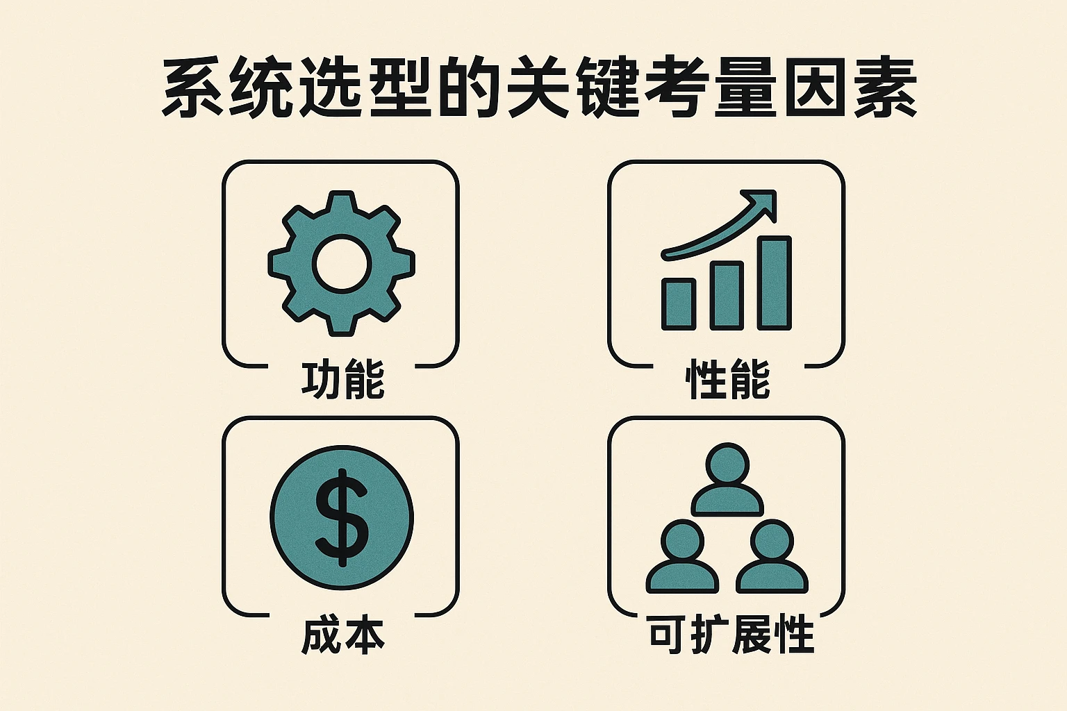 系统选型的关键考量因素