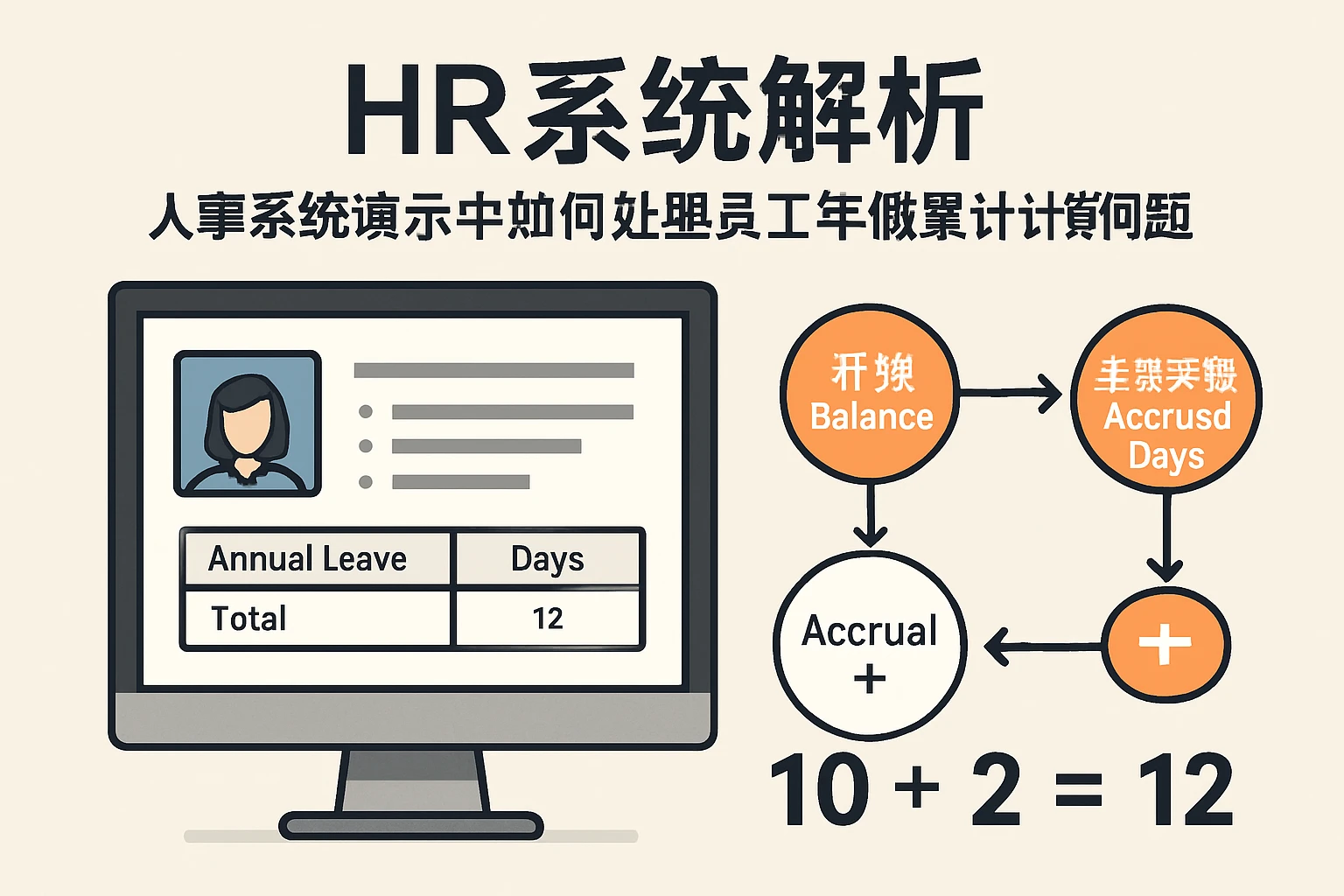 HR系统解析:人事系统演示中如何处理员工年假累计计算问题