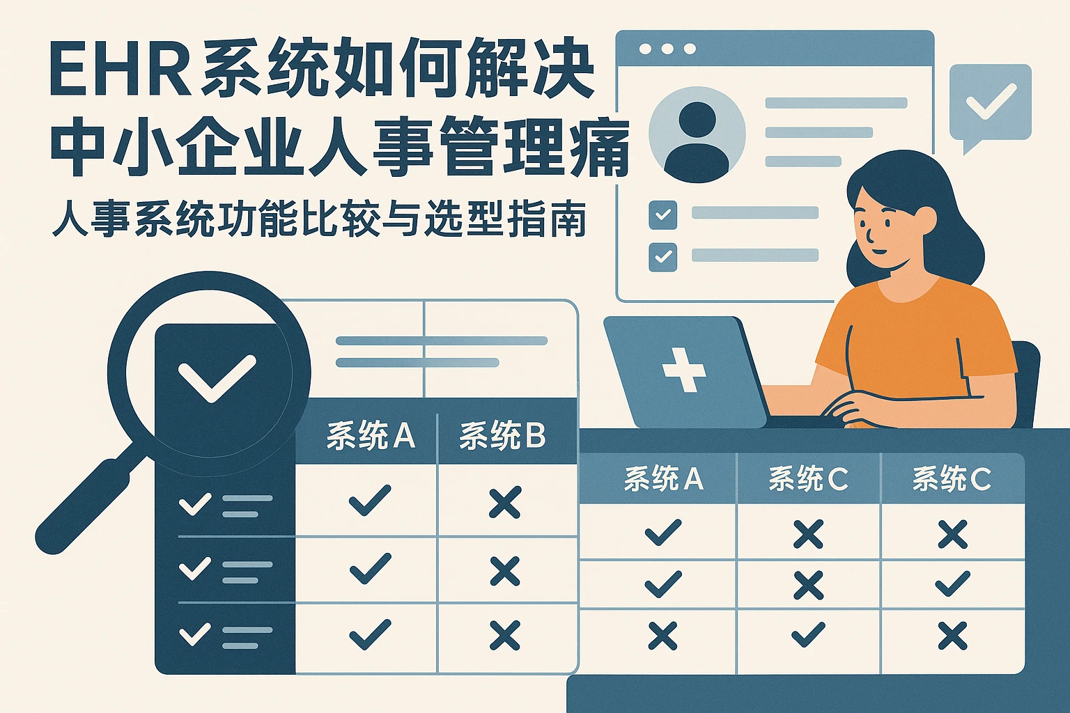 EHR系统如何解决中小企业人事管理痛点——人事系统功能比较与选型指南