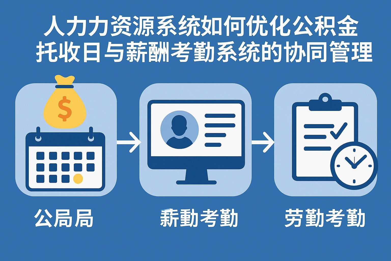 人力资源系统如何优化公积金托收日与薪酬考勤系统的协同管理