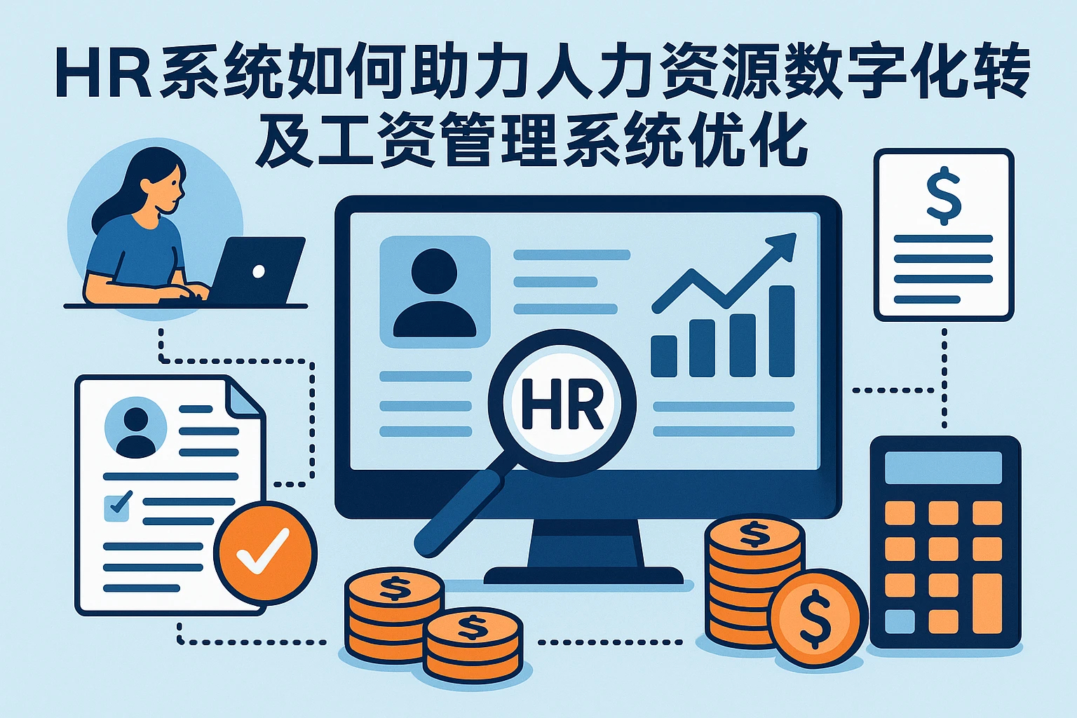 HR系统如何助力人力资源数字化转型与工资管理系统优化