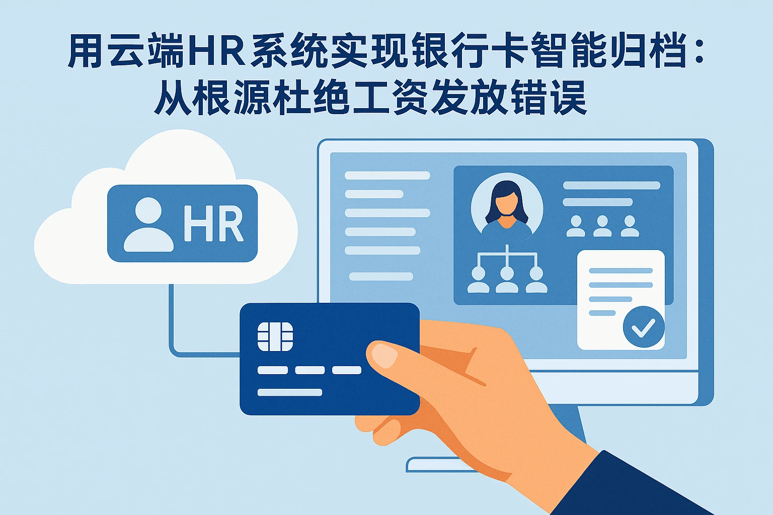用云端HR系统实现银行卡智能归档：从根源杜绝工资发放错误