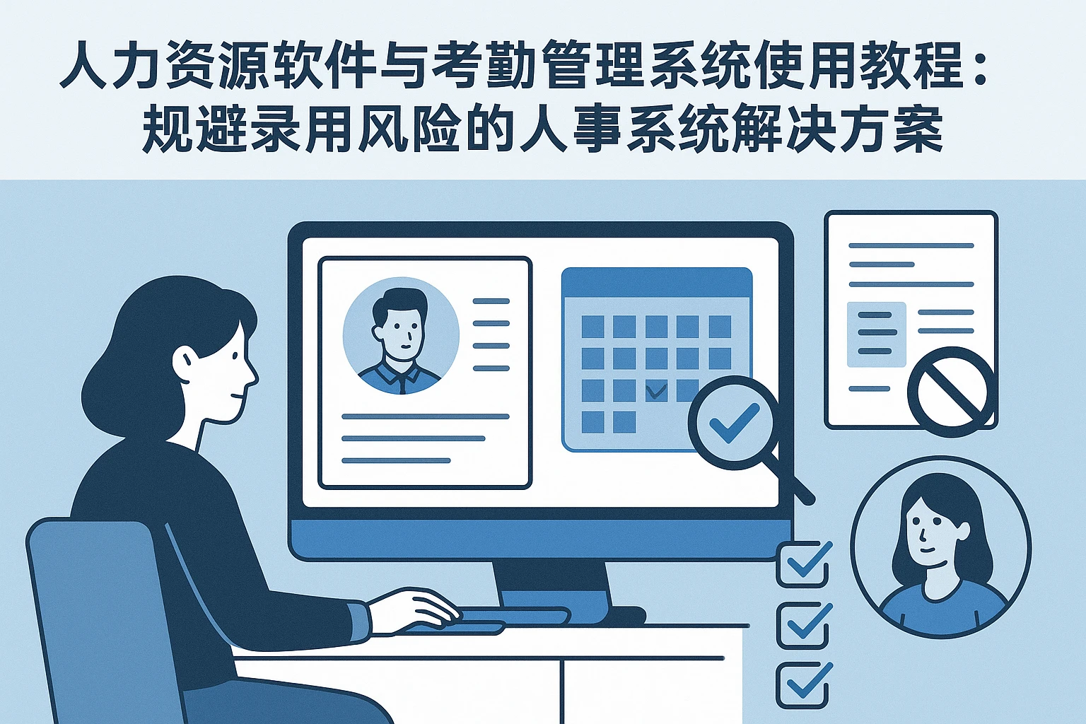 人力资源软件与考勤管理系统使用教程：规避录用风险的人事系统解决方案