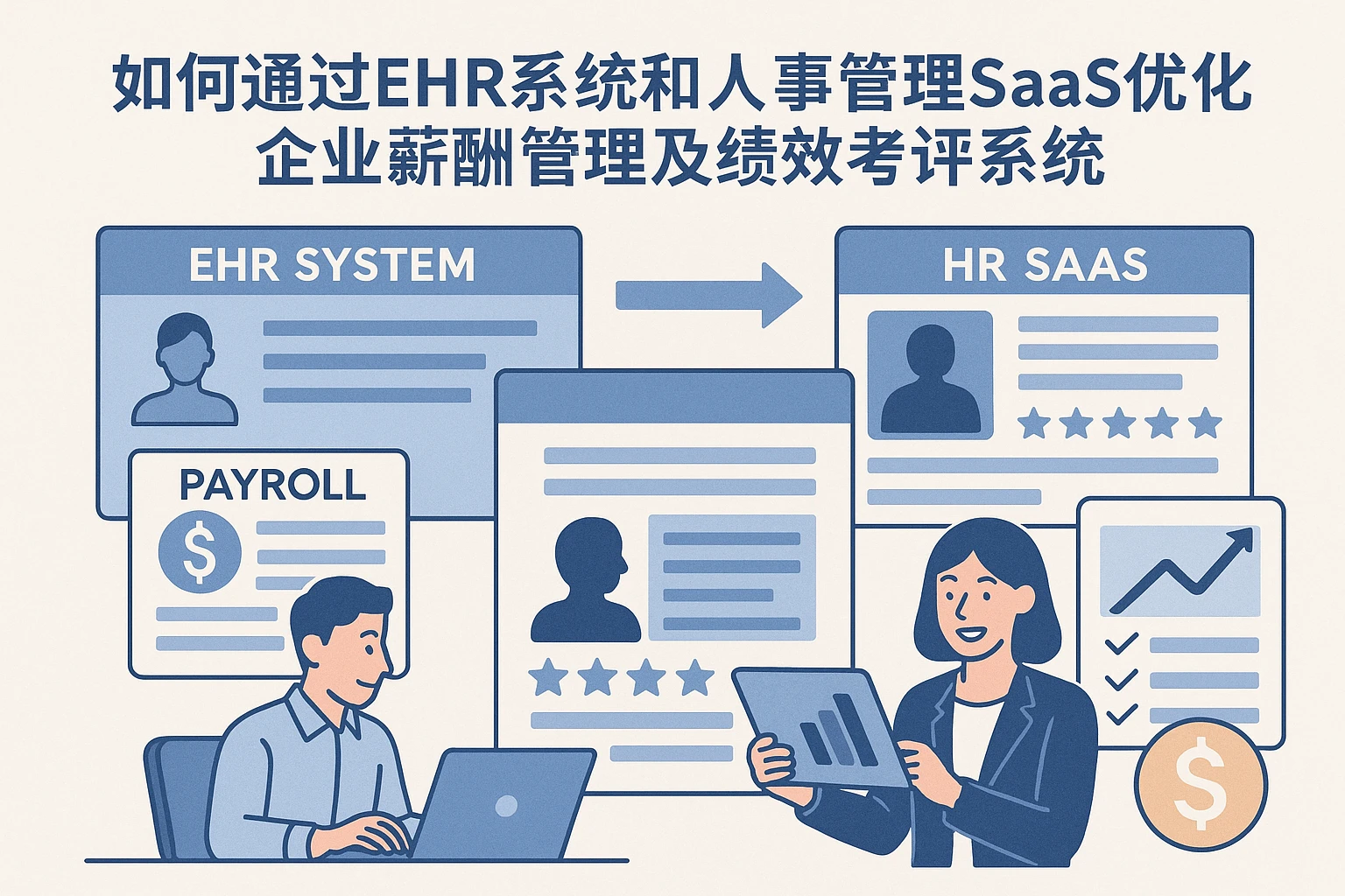 如何通过EHR系统和人事管理SaaS优化企业薪酬管理及绩效考评系统