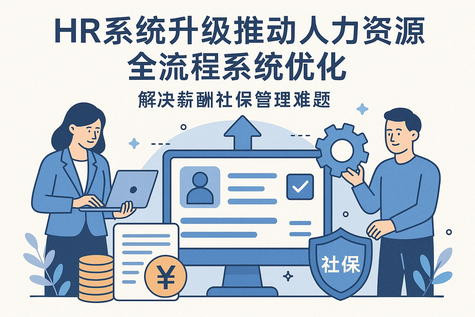 HR系统升级推动人力资源全流程系统优化，解决薪酬社保管理难题