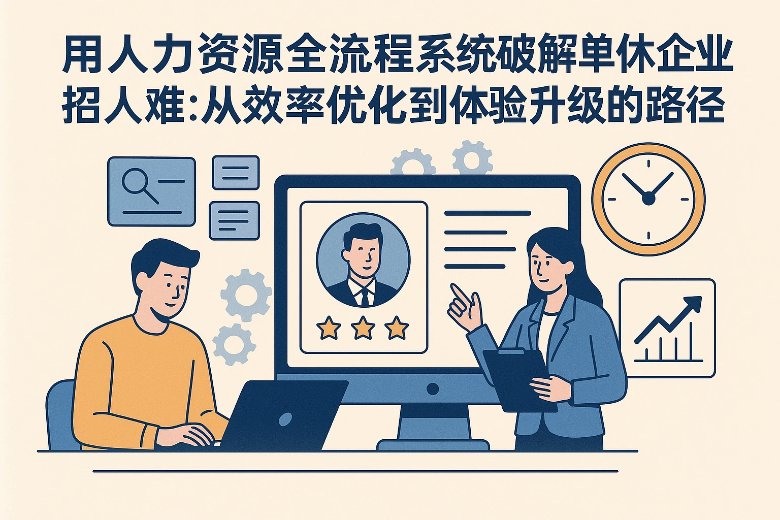 用人力资源全流程系统破解单休企业招人难：从效率优化到体验升级的实战路径