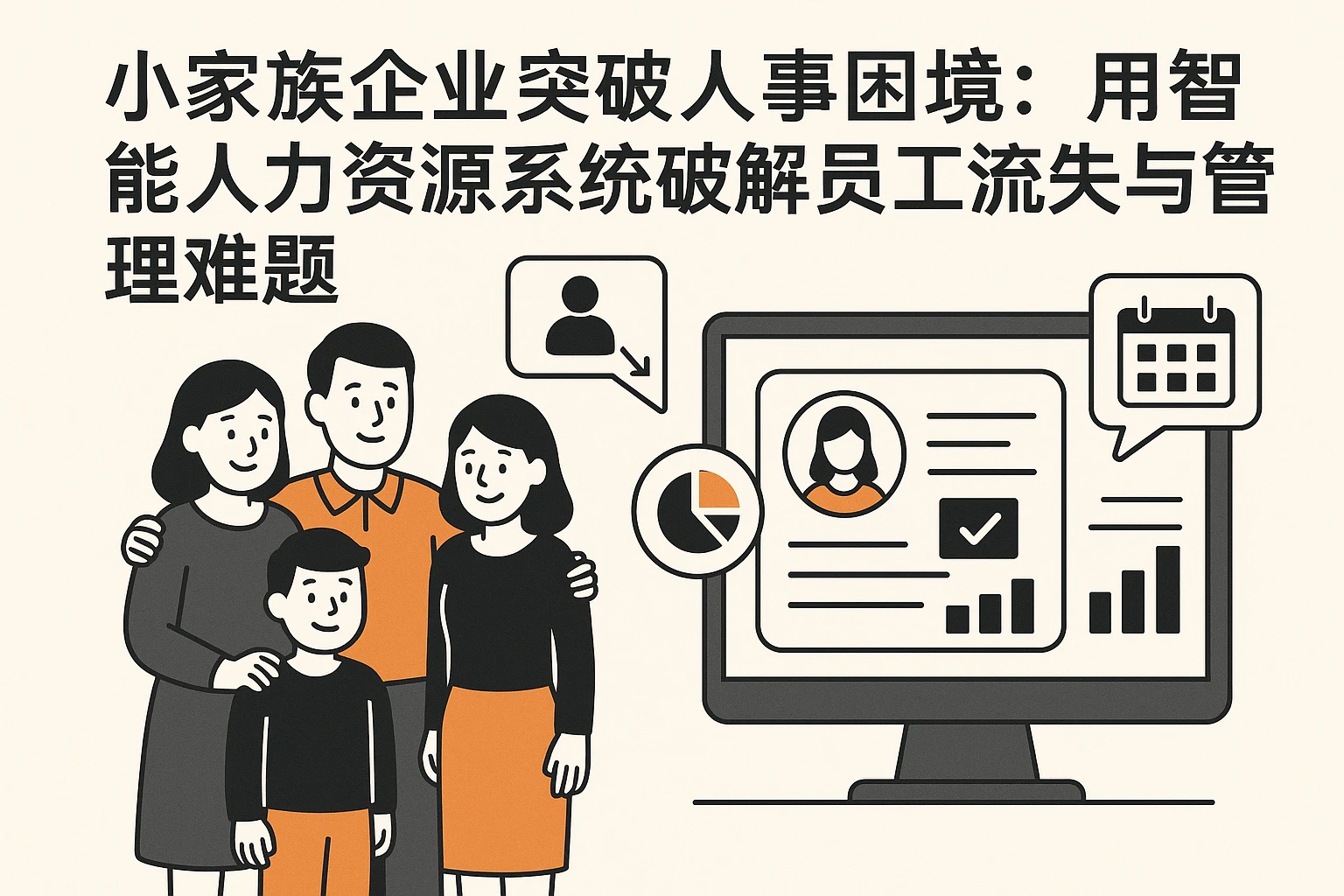 小家族企业突破人事困境：用智能人力资源系统破解员工流失与管理难题