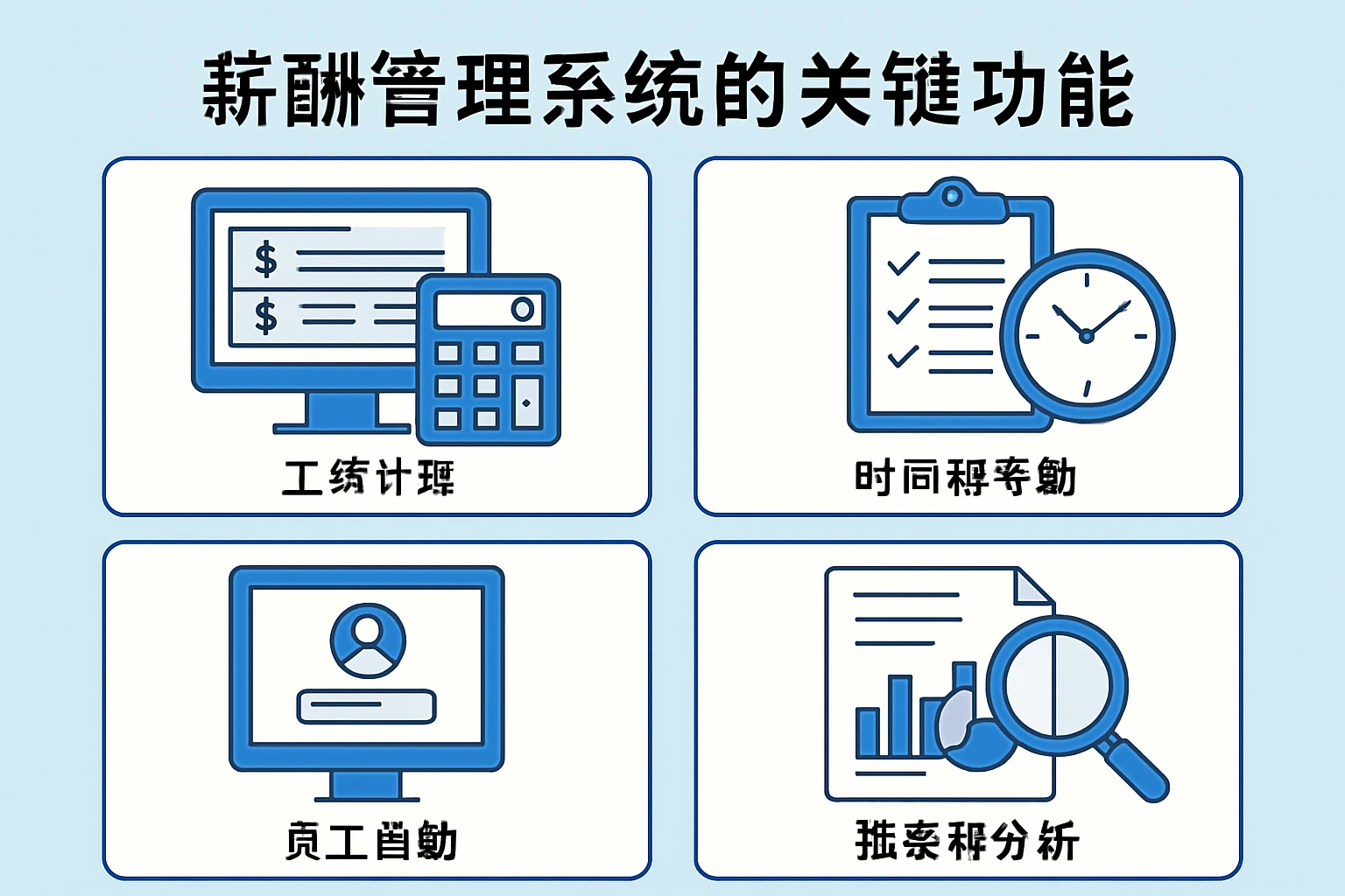 薪酬管理系统的关键功能
