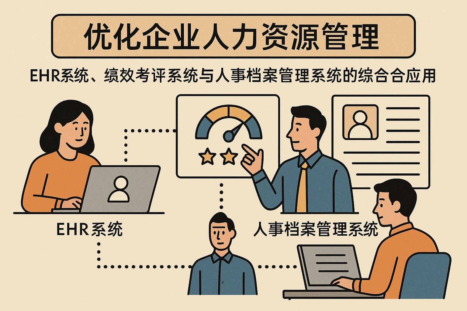 优化企业人力资源管理：ehr系统、绩效考评系统与人事档案管理系统的综合应用
