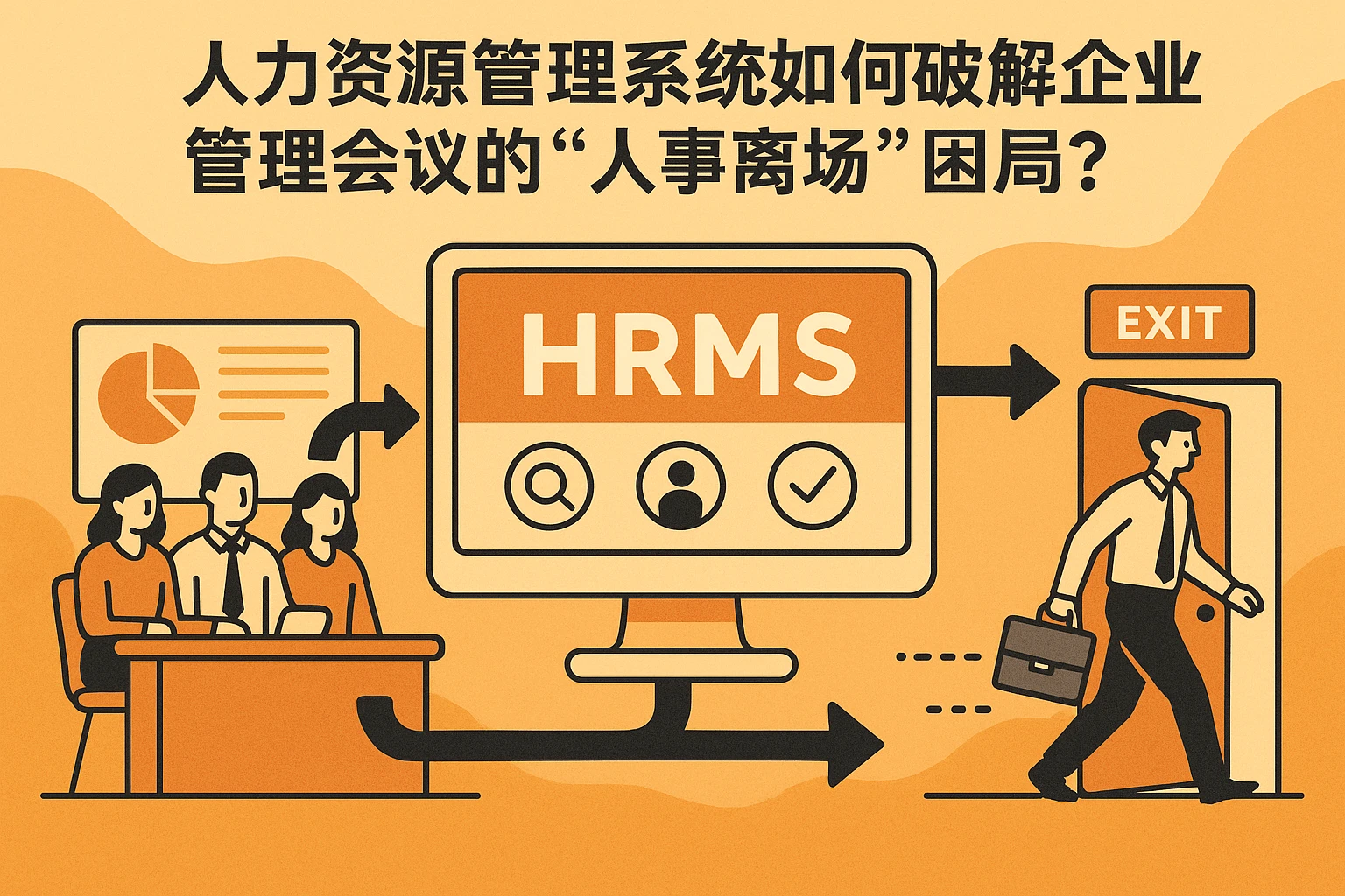 人力资源管理系统如何破解企业管理会议的“人事离场”困局？