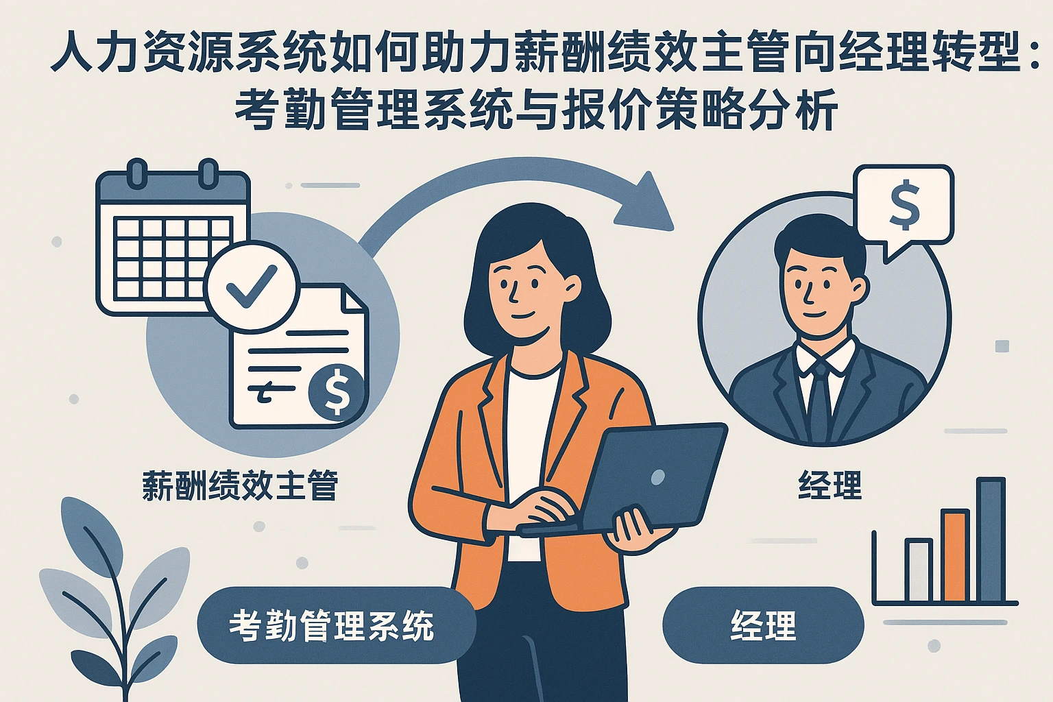 人力资源系统如何助力薪酬绩效主管向经理转型：考勤管理系统与报价策略分析