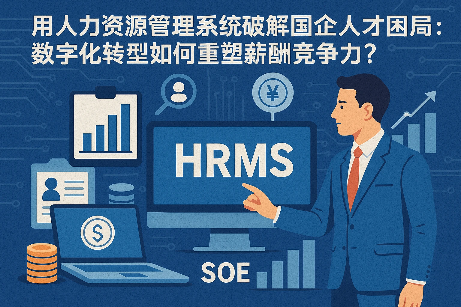 用人力资源管理系统破解国企人才困局:数字化转型如何重塑薪酬竞争力?