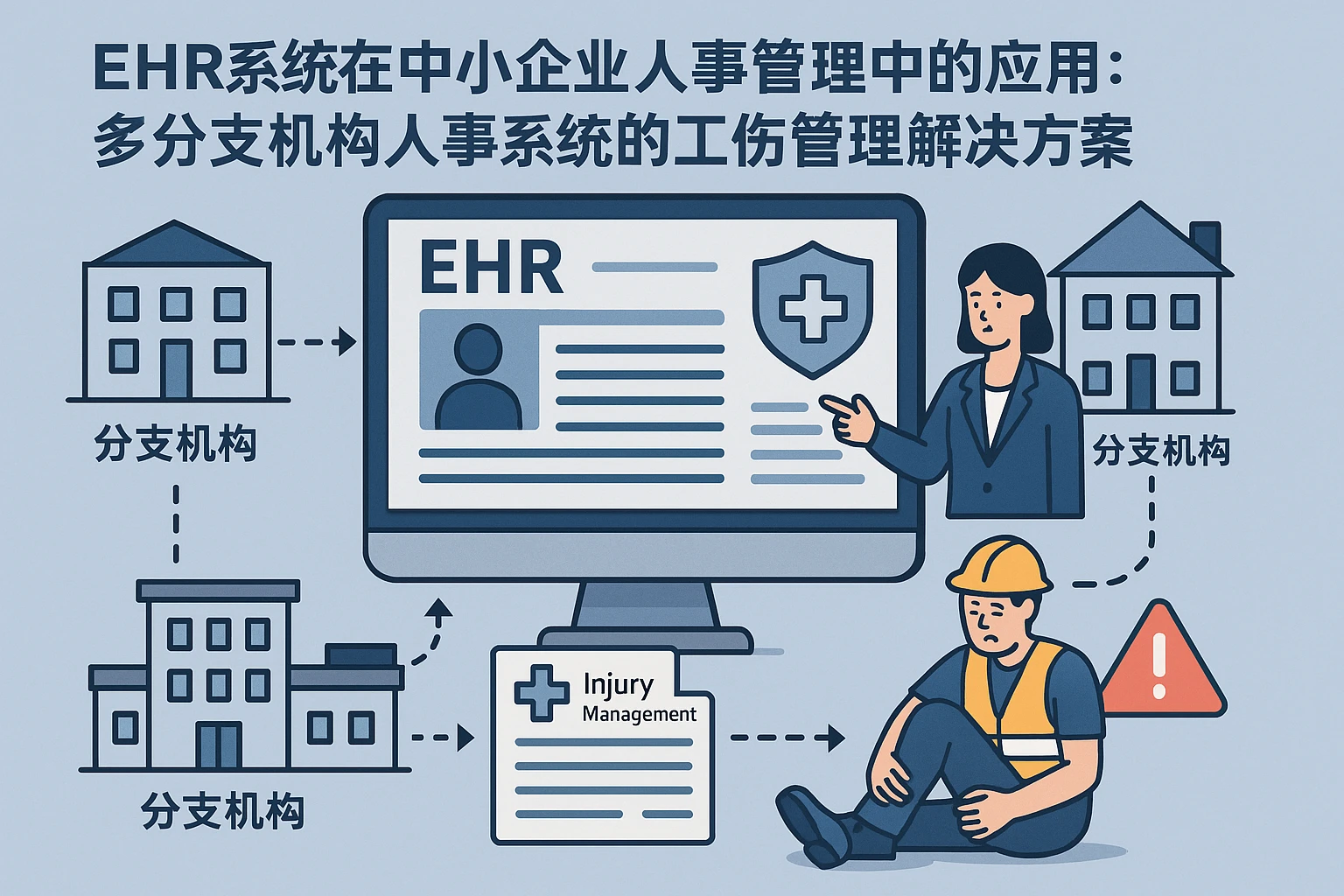 EHR系统在中小企业人事管理中的应用：多分支机构人事系统的工伤管理解决方案