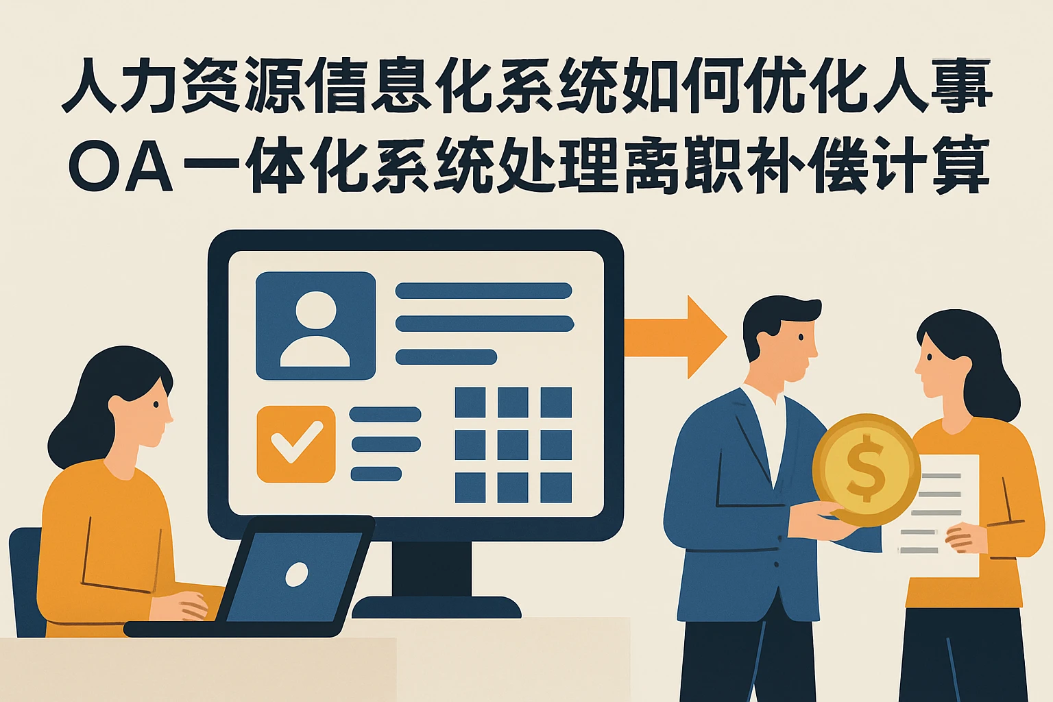 人力资源信息化系统如何优化人事OA一体化系统处理离职补偿计算