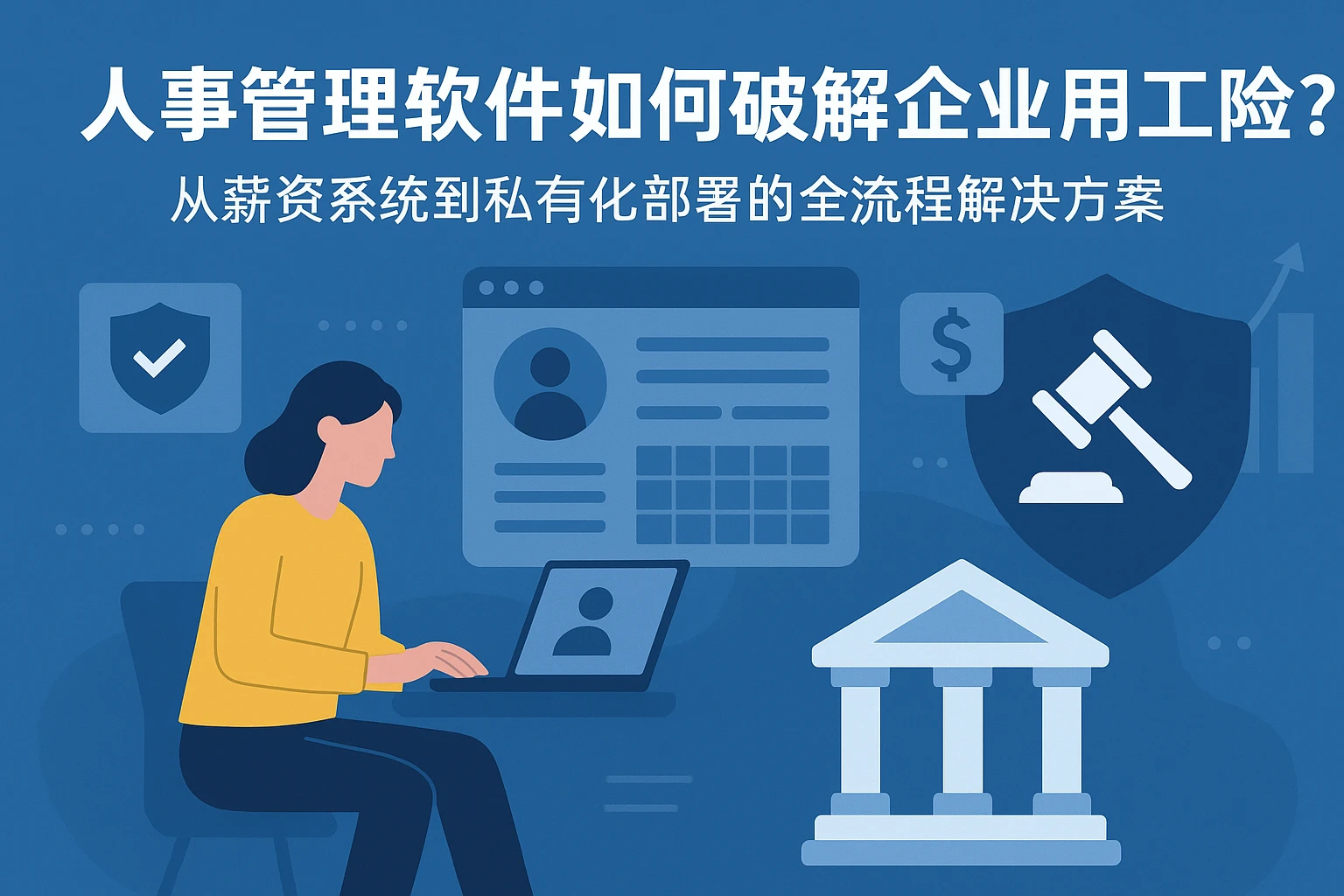 人事管理软件如何破解企业用工风险？从薪资系统到私有化部署的全流程解决方案