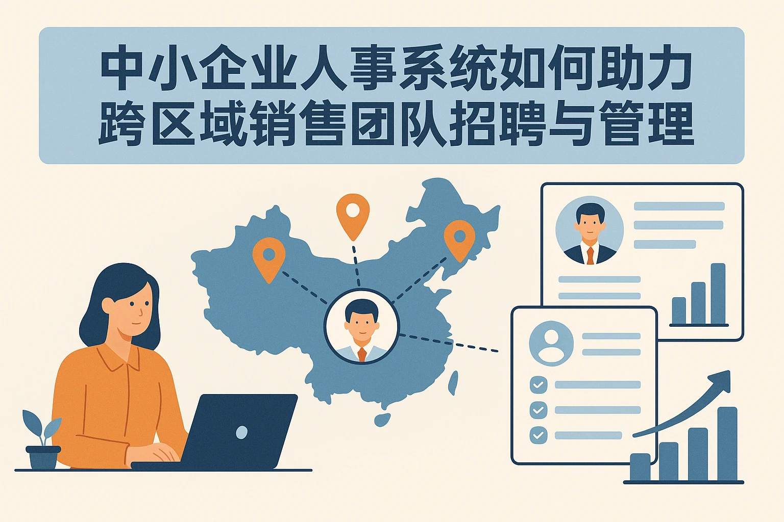 中小企业人事系统如何助力跨区域销售团队招聘与管理