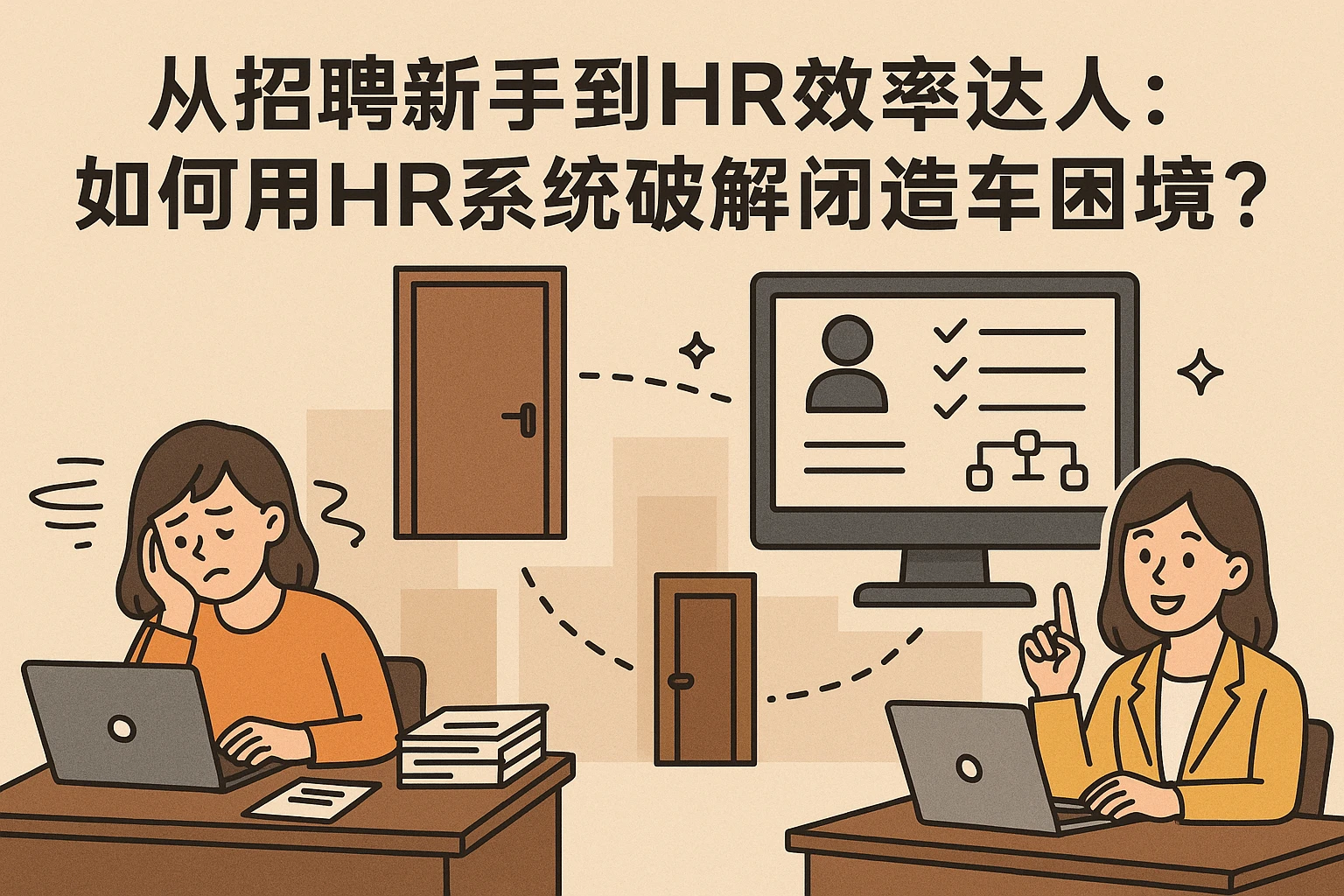 从招聘新手到HR效率达人:如何用HR系统破解闭门造车困境?
