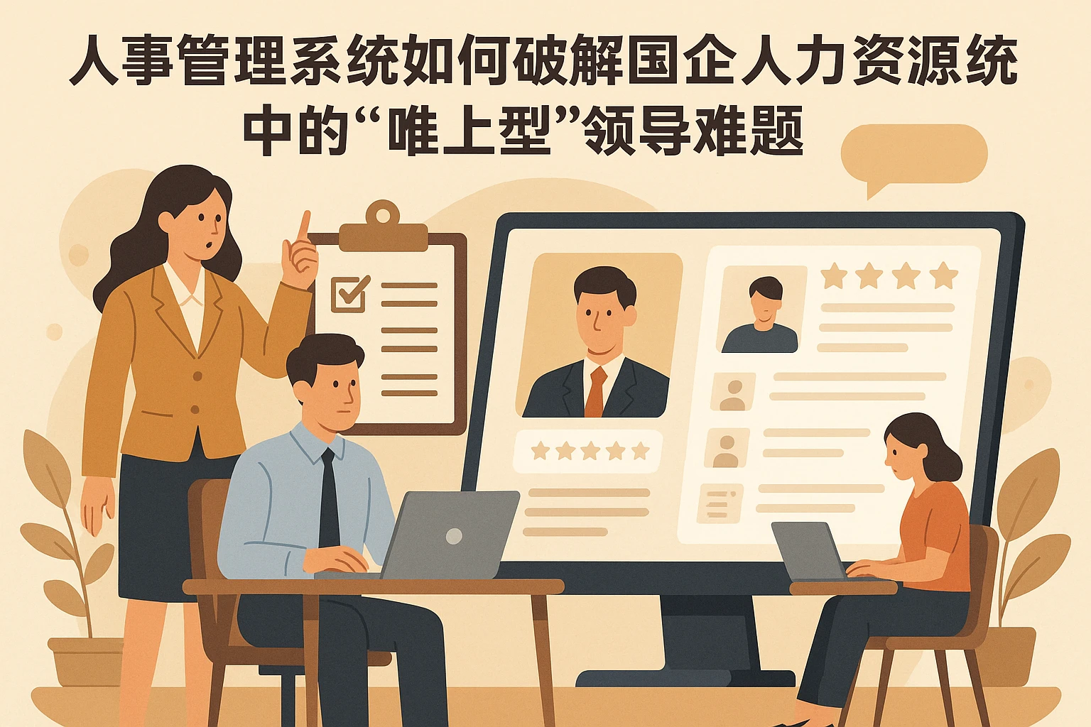 人事管理系统如何破解国企人力资源系统中的“唯上型”领导难题