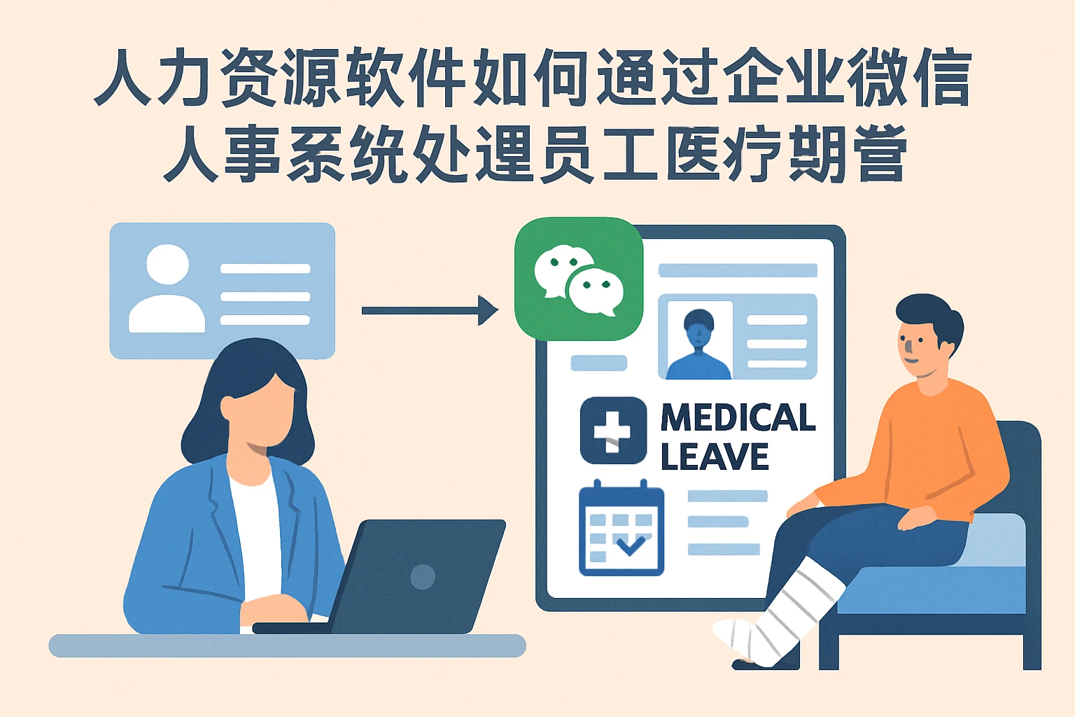 人力资源软件如何通过企业微信人事系统处理员工医疗期管理