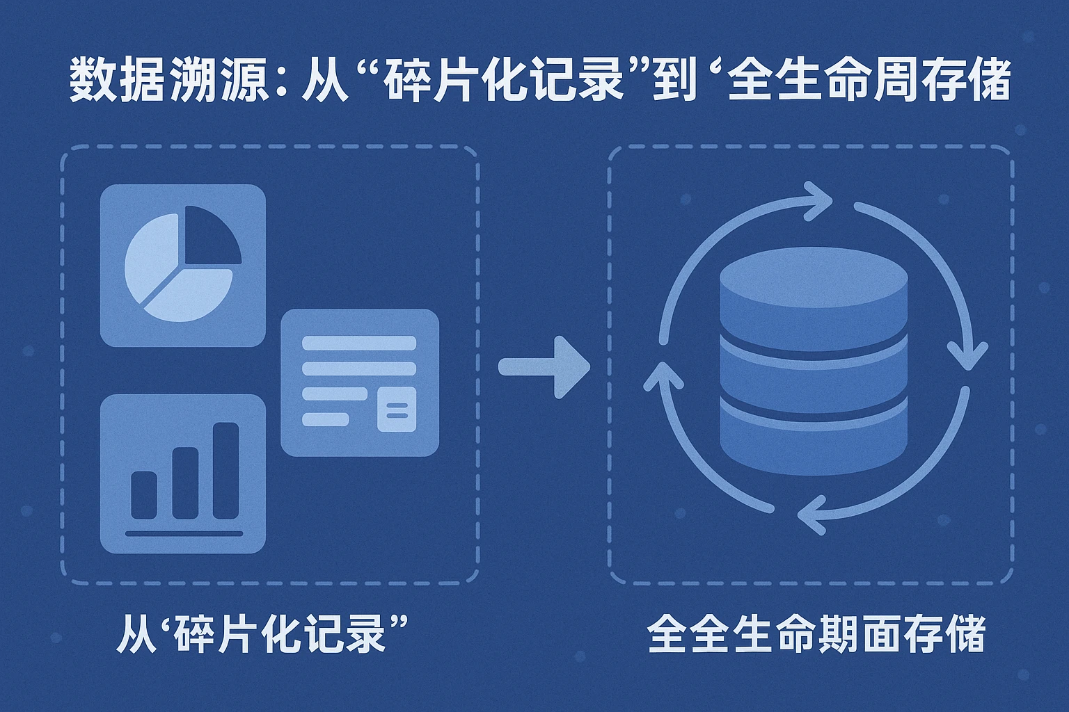 数据溯源:从“碎片化记录”到“全生命周期存储”