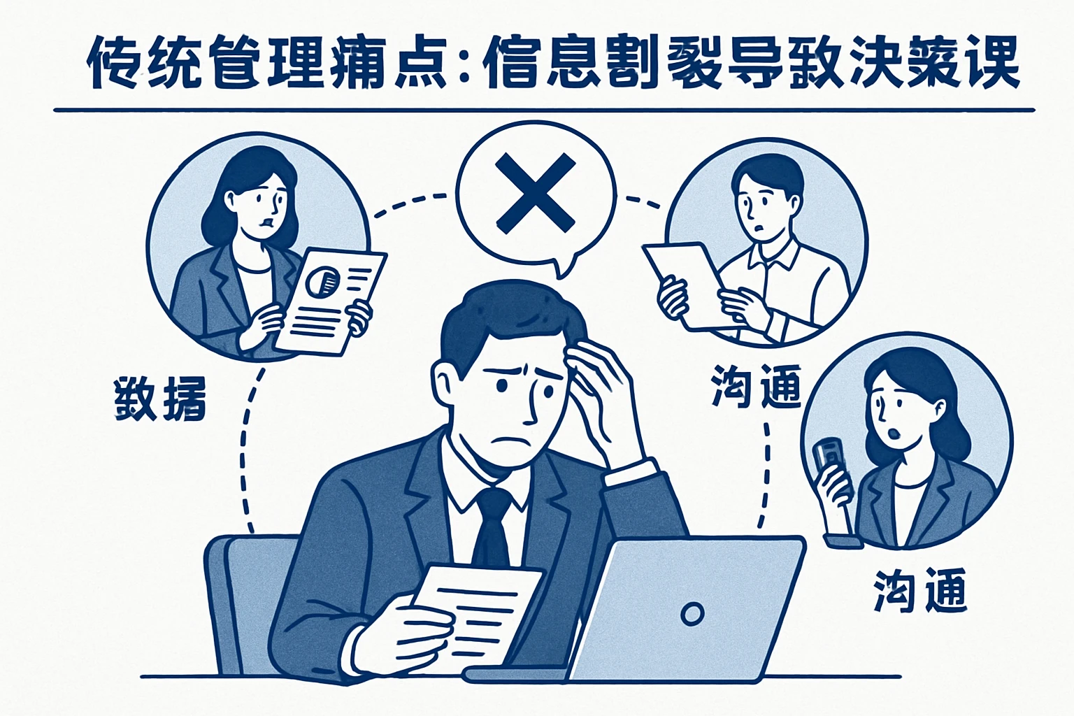 2. 传统管理痛点：信息割裂导致的决策失误