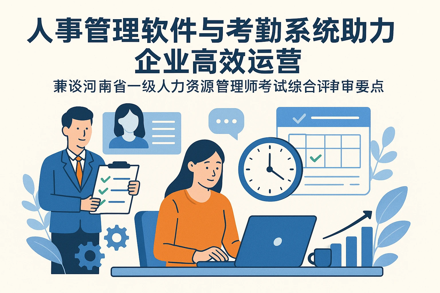 人事管理软件与考勤系统助力企业高效运营——兼谈河南省一级人力资源管理师考试综合评审要点